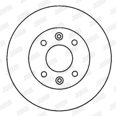 JURID Тормозной диск 561997JC