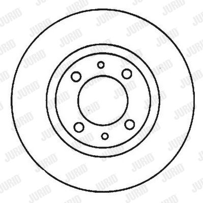 JURID Тормозной диск 562011J