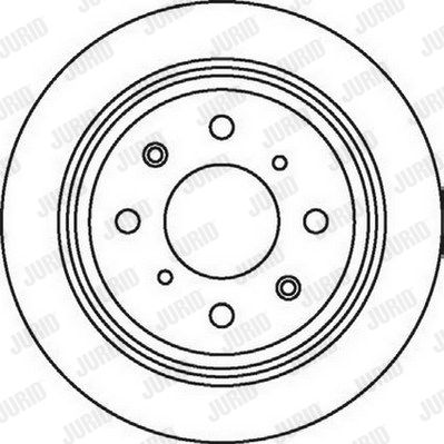 JURID Тормозной диск 562016J