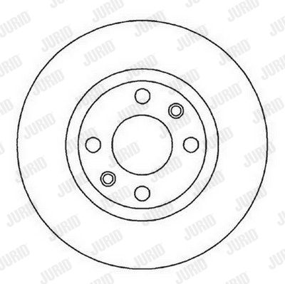 JURID Тормозной диск 562019JC