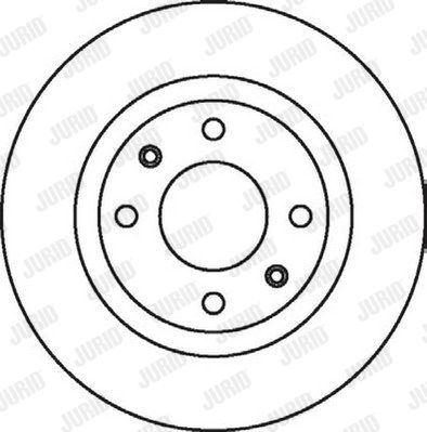 JURID Тормозной диск 562044J