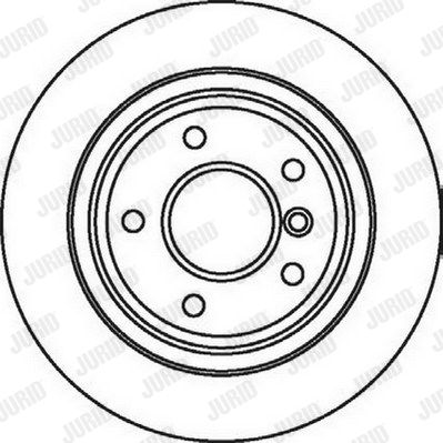 JURID Тормозной диск 562062J