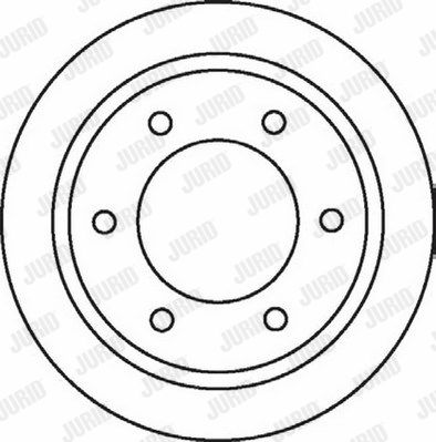 JURID Тормозной диск 562074J