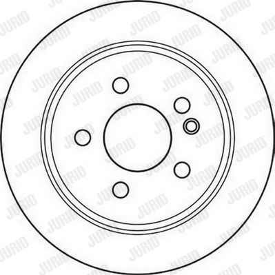JURID Тормозной диск 562100J