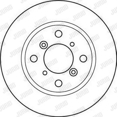 JURID Тормозной диск 562117J