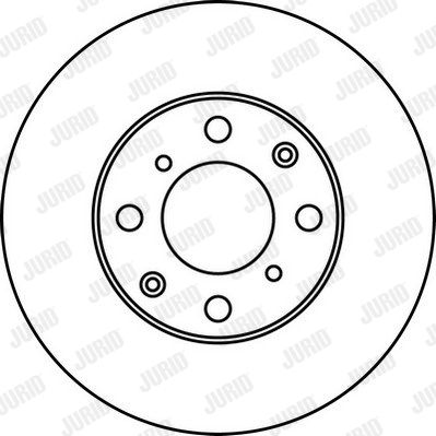 JURID stabdžių diskas 562142JC