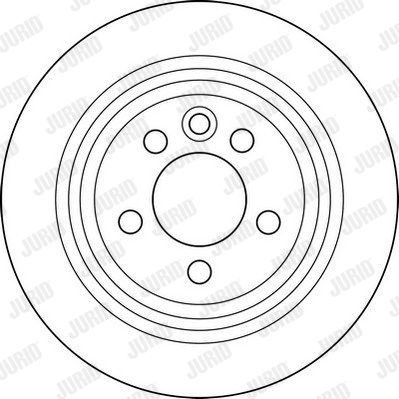 JURID Тормозной диск 562166J