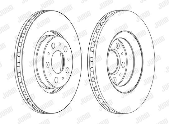 JURID Тормозной диск 562173JC