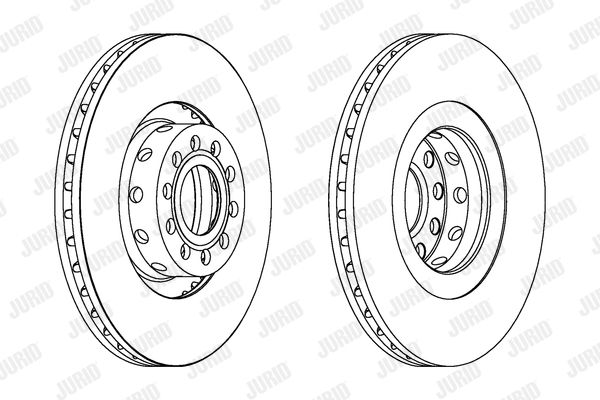 JURID stabdžių diskas 562175JC