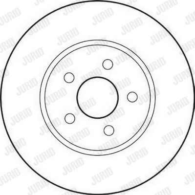JURID Тормозной диск 562180JC
