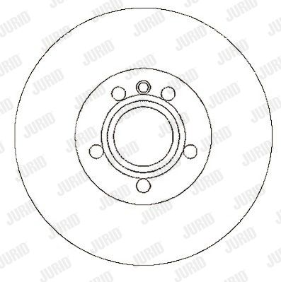 JURID Тормозной диск 562198JC