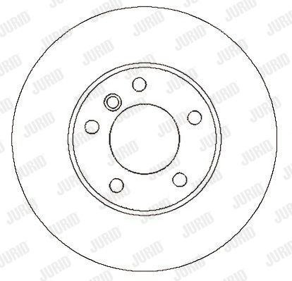 JURID Тормозной диск 562200J
