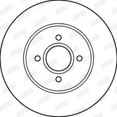 JURID Тормозной диск 562206J