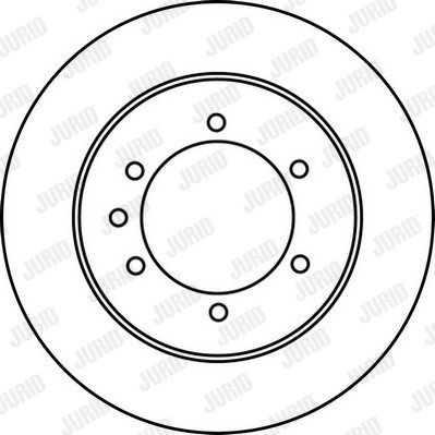 JURID Тормозной диск 562223JC