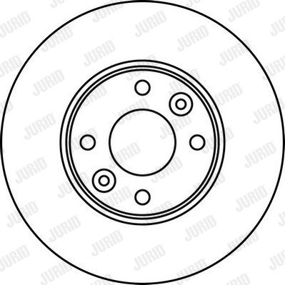 JURID Тормозной диск 562230JC