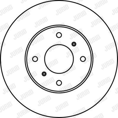JURID Тормозной диск 562232J