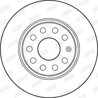 JURID Тормозной диск 562237J