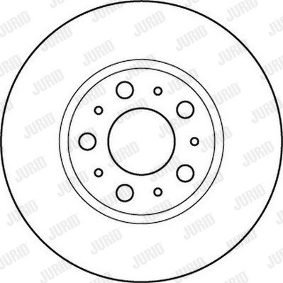 JURID Тормозной диск 562244JC