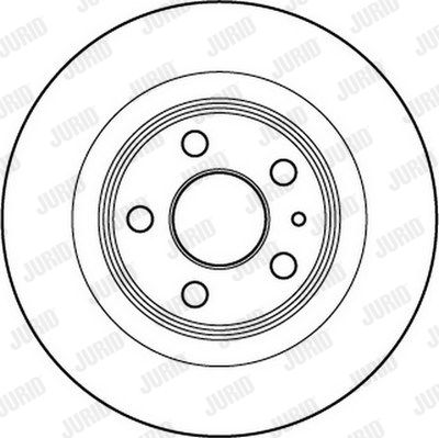 JURID Тормозной диск 562246JC