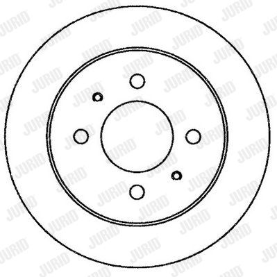 JURID Тормозной диск 562250J