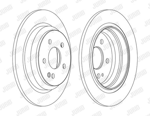 JURID stabdžių diskas 562263J