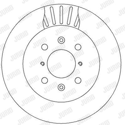 JURID Тормозной диск 562308JC