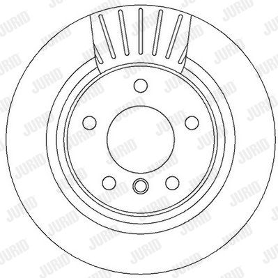JURID Тормозной диск 562316J
