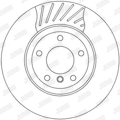 JURID Тормозной диск 562318JC