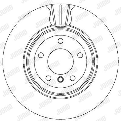 JURID Тормозной диск 562334J