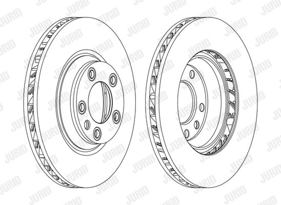 JURID Тормозной диск 562359JC