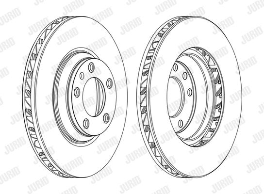 JURID Тормозной диск 562360JC-1