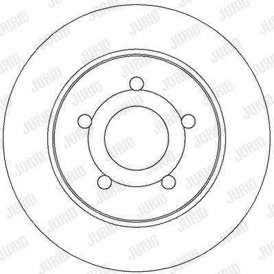JURID Тормозной диск 562361JC