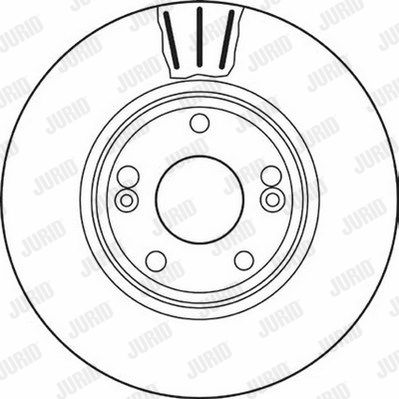 JURID Тормозной диск 562381JC
