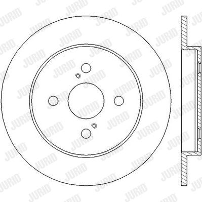 JURID Тормозной диск 562451JC
