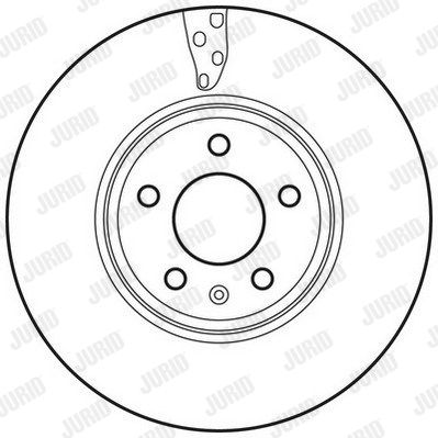 JURID Тормозной диск 562466J
