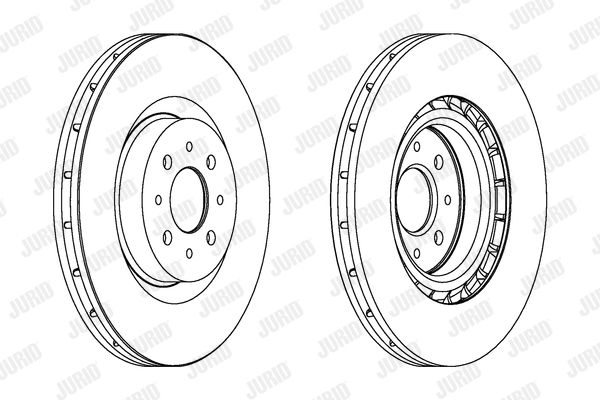 JURID Тормозной диск 562502JC