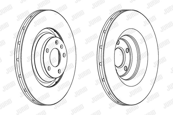 JURID Тормозной диск 562506JC