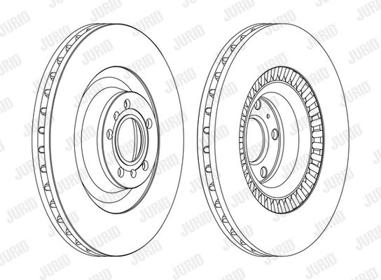 JURID stabdžių diskas 562517JC-1