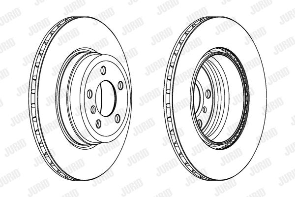 JURID Тормозной диск 562523JC