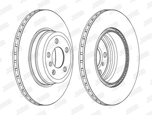 JURID Тормозной диск 562523JC-1