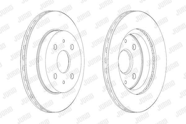 JURID Тормозной диск 562532JC