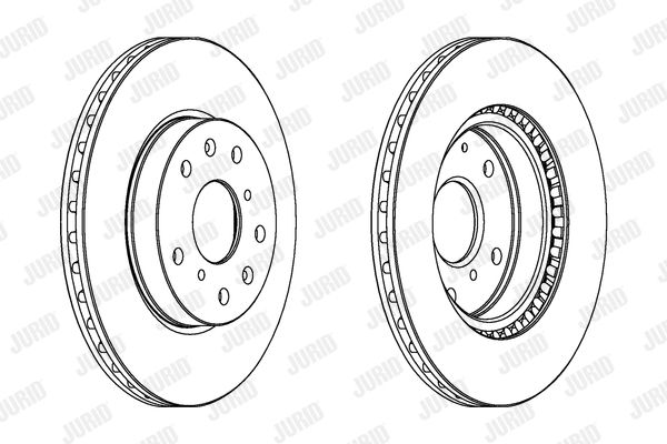 JURID Тормозной диск 562534JC