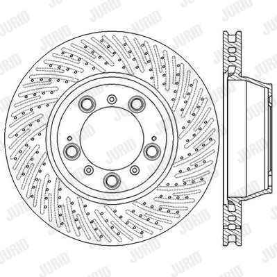 JURID Тормозной диск 562587JC