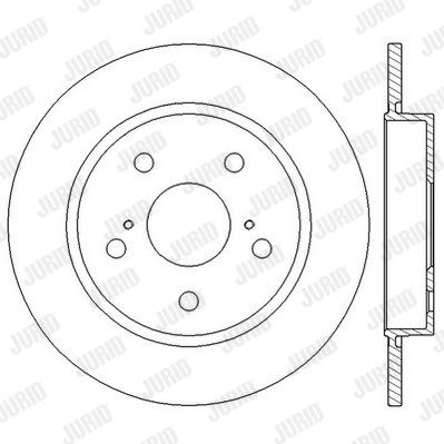 JURID Тормозной диск 562599JC