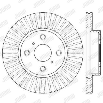 JURID Тормозной диск 562602JC