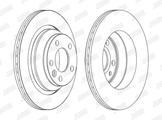 JURID stabdžių diskas 562603JC
