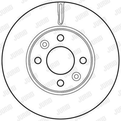 JURID stabdžių diskas 562636JC