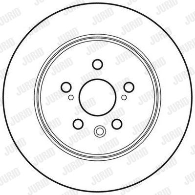 JURID Тормозной диск 562639JC