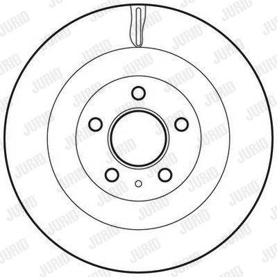 JURID Тормозной диск 562645JC