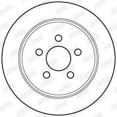 JURID Тормозной диск 562656JC
